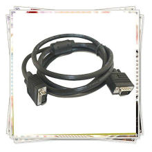 15pin Negro CABLE DE VGA 1.5m M / M MASCULINO a MALE ONE FERRIT CABLE